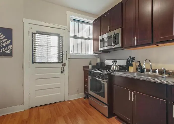 Perfect 3br In With Wifi & Laundry - Touhy 3n Апартаменты Чикаго